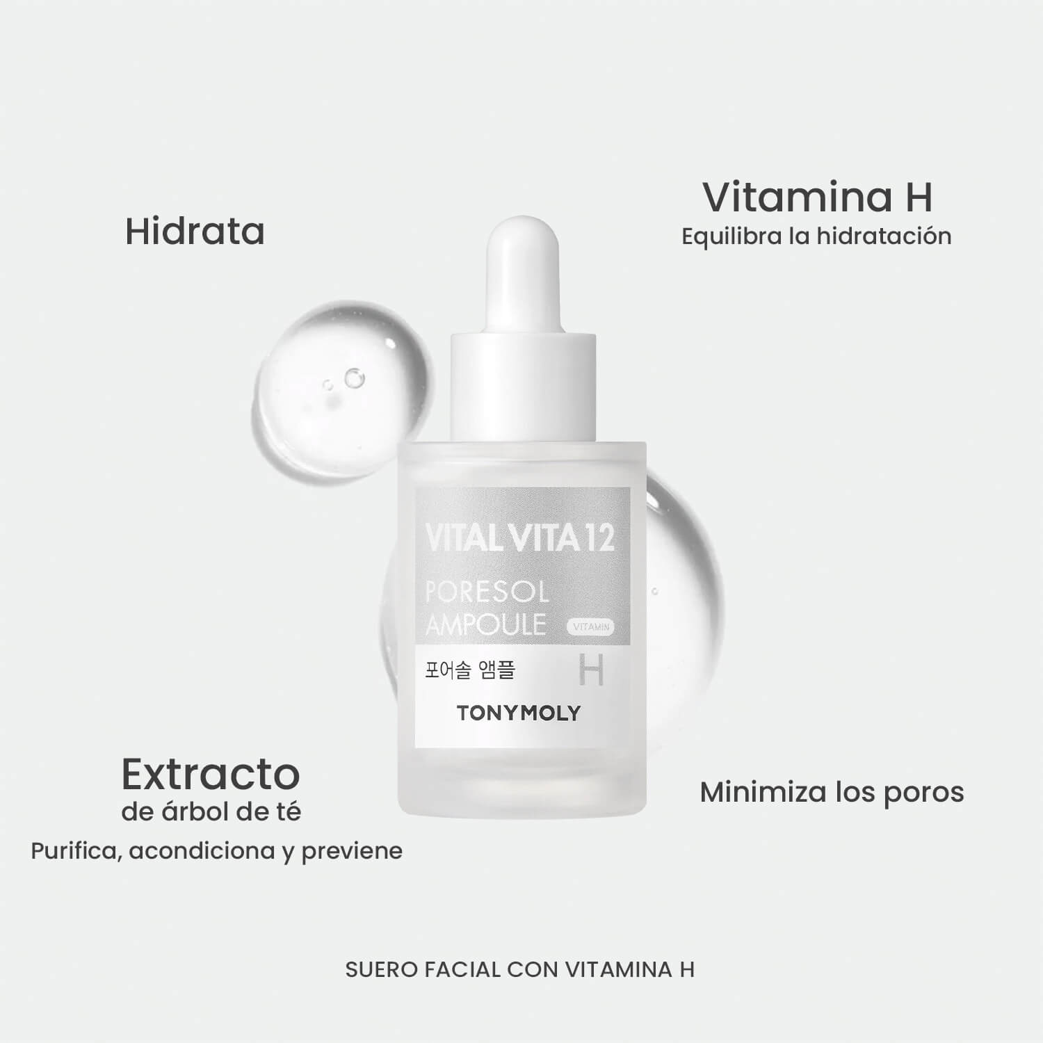 VITAL VITA 12 PORESOLE AMPOULE (SUERO FACIAL PARA EL CUIDADO DE POROS)